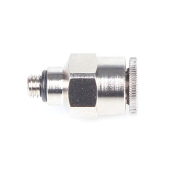 Straight connector M5x1 fi4 metal