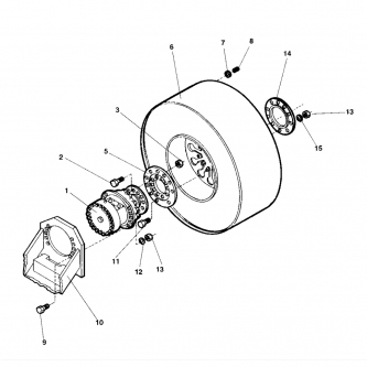 Dynapac CS1400 front roller