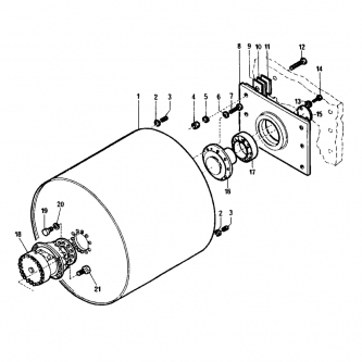 Dynapac CS1400 rear roller