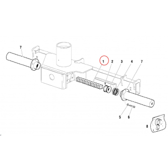 Amco Veba L = 480 toothed rack