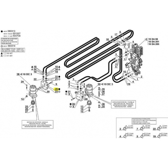 Hydraulic lock for basket rotation
