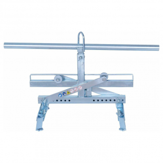 Openwork plate gripper with RGV + RGV-AS-9/9 adapters; 300-500mm; 250 kg