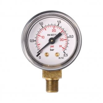 M-SU-40 pressure gauge with G 1/8 "bottom connection; 0-2.5 bar; NS 40mm