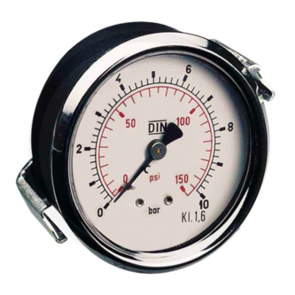 M-DH-50 pressure gauge with G 1/4 "rear connection; 0-4 bar; NS 50mm