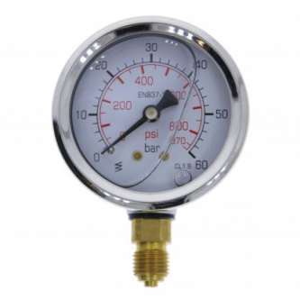 M-GU-63 pressure gauge with G 1/4 "bottom connection; 0-60 bar; NS 63mm