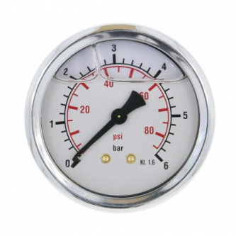 M-GH-63 pressure gauge with G 1/4 "rear connection; 0-20 bar; NS 63mm