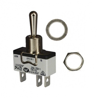 3-position ON-OFF-ON lever switches 10A/250VAC
