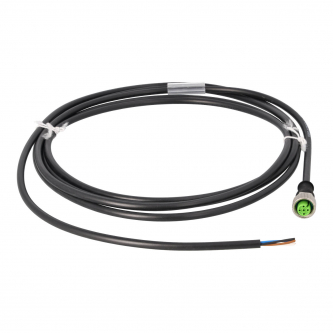 Sensor cable M12, 4pin straight, 1m