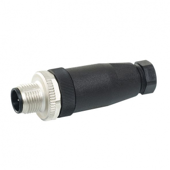 Wtyczka M12, 5pin prosta, 125VAC; 4A
