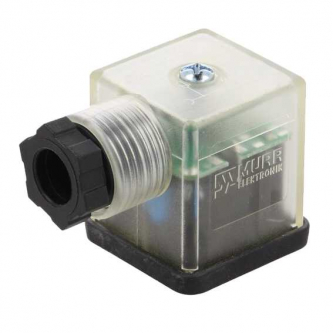 DIN coil plug diode, varistor + LED 230V