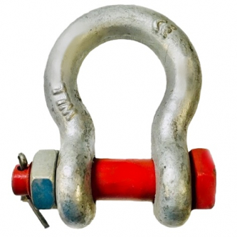 Round shackle omega 0.75T with protection, class 6