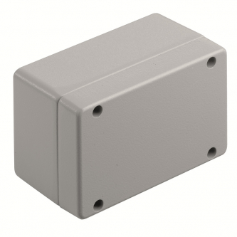 Aluminum housing Klippon K4, 82x130x72 (RAL 7001, CR)