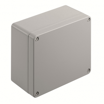 Aluminum housing Klippon K52, 160x160x91 (RAL 7001, CR)