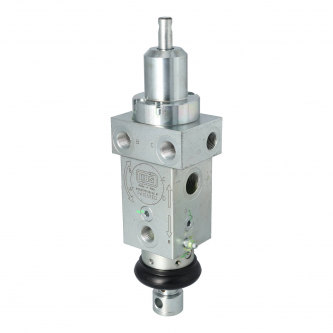 Support control valve HBS 5 ways, 4 pos.