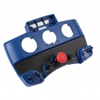 Central panel of mini RC400 transmitter. cross control