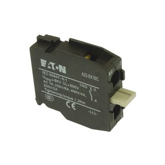 Auxiliary switch 1 NO front mounting A22-EK10