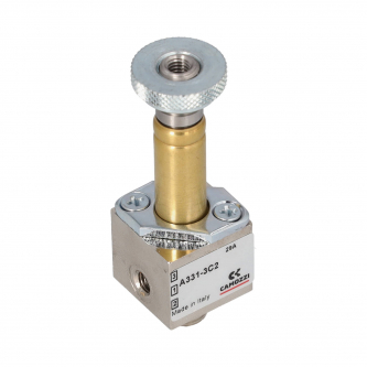 Solenoid valve Camozzi 3/2 NC monostable M5 - G1 / 8