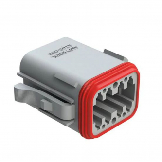AT series connector, wire-to-wire, PIN: 8, female