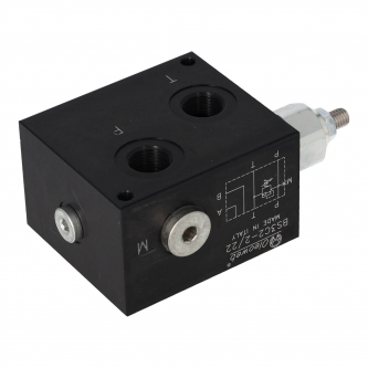 1-section valve block with an overflow valve; NG6 / Cetop 3; BS3C2