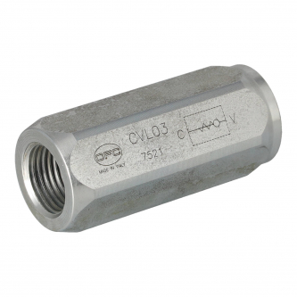 Villa hydraulics in-line check valve 1/2" BSP 0.5 BAR