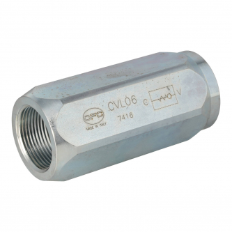 Villa hydraulics in-line check valve 1"1/4 BSP 0.5 BAR