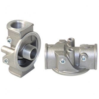 3/4 "BSP / 3/4" BSP hydraulic filter head, 1.75 bar by-pass