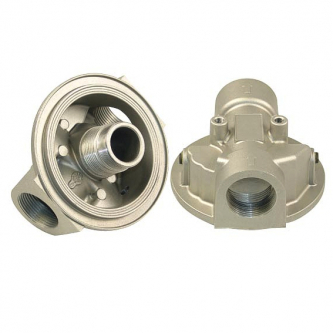 Hydraulic filter head 1 1/4 "BSP 1 1/4" BSP, By-pass 1.75 bar
