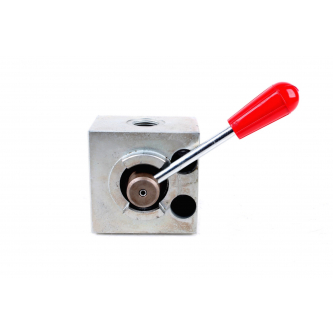 1/2 "3-way valve closed in middle position