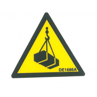 Fassi warning sticker
