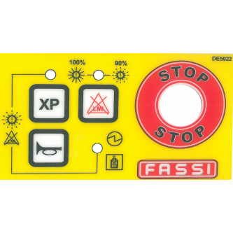 STICKER FOR FASSI FX801 COMPUTER