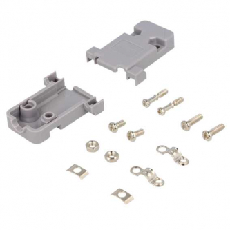 HOUSING FOR STRAIGHT D-SUB CONNECTORS - Gray