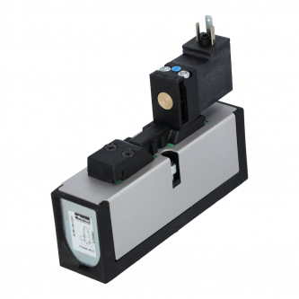 Pneumatic valve ISO 01 - 5/2 SINGLE SOLENOID DIFF RETURN 24 VDC