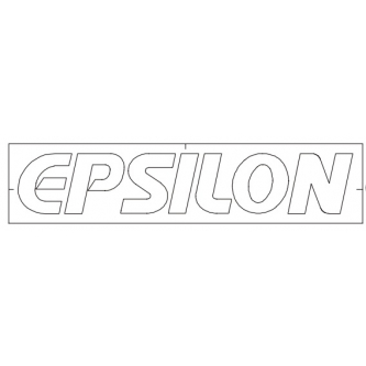 Naklejka Epsilon