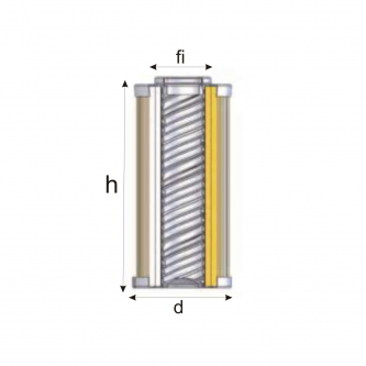 Filter cartridge fi42.5 h = 530mm d78
