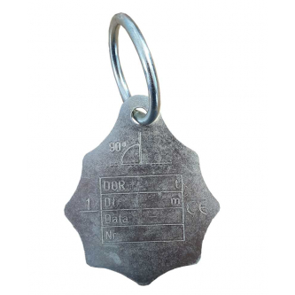 Label for single-leg chain slings