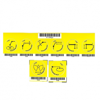 Piktogram laminowany - Rotator