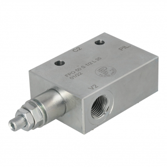 One-way braking valve FPO-50-S-1/2-L-35