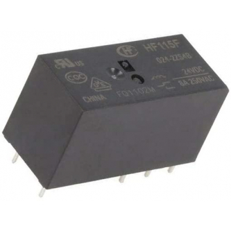 Electromagnetic relay 24VDC 8A / 250VAC