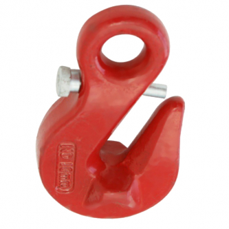 Eye shortening hook with safety, class 8 WLL 3.15t