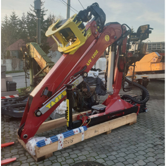 LIV 120Z.96 hydraulic crane with 0.53 grapple and 10t rotator