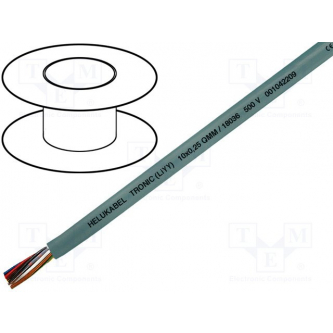 4x0.25 gray stranded cable