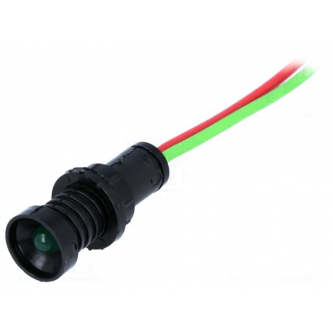 LED 12V-24V green indicator