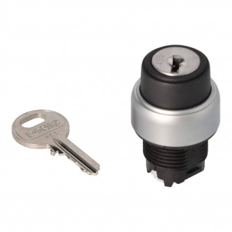 3-position switch drive with key, non-return Lovato