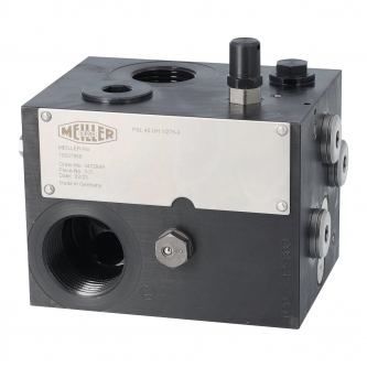 Inlet power supply section of the Hawe manifold type PSL Meiller 704 361