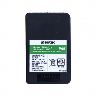 Bateria Autec MHM03 3,6VDC 500mAh / 1.8Wh; Ni-MH