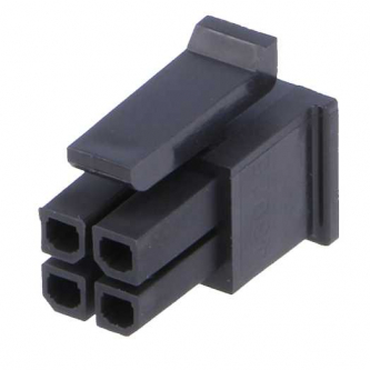 Plug; wire-to-board; female; PIN: 4; without contacts; 3mm