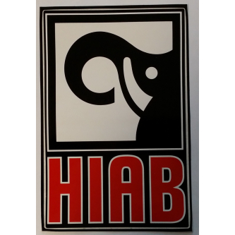 Vertical sticker Hiab Logo 220x145