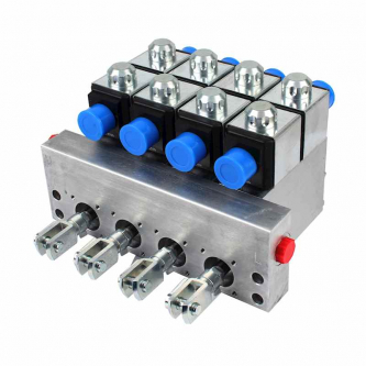 Multif. hydraulic bank MOD10 4f / 40 for dcr 24V PWM