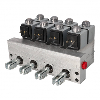 Multif. hydraulic bank MOD10 4f / 50 for dcr 24V PWM