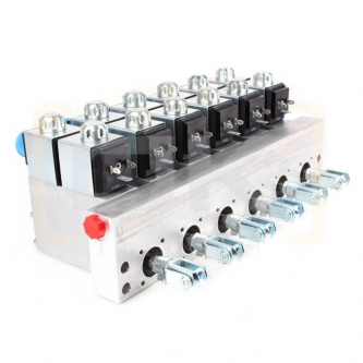 Multif. hydraulic bank MOD10 6f / 50 for dcr 24V PWM